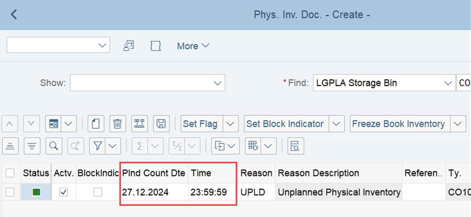 SAP EWM Latest Start Date LSD_18